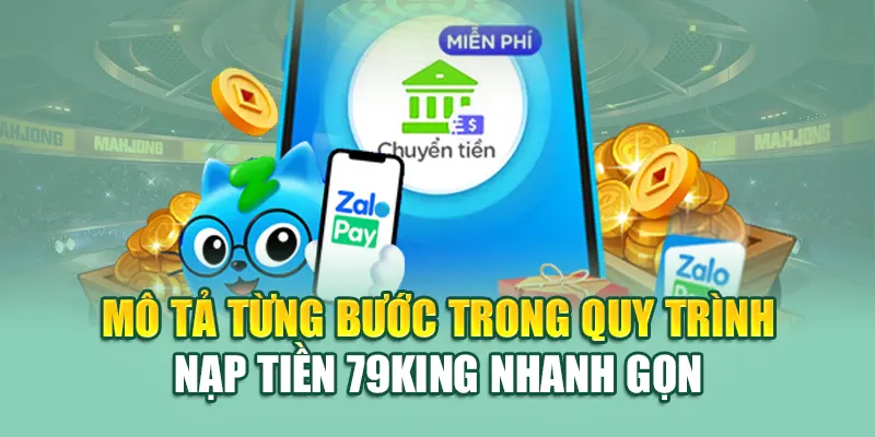 Nạp Tiền 79KING 1 Mô tả từng bước trong quy trình nạp tiền 79King nhanh gọn
