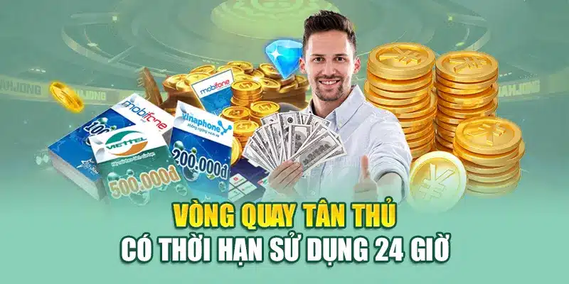 Chào Mừng Thành Viên Mới 79king – Nhận Quà Tặng Giá Trị 3 Vòng quay tân thủ có thời hạn sử dụng 24 giờ