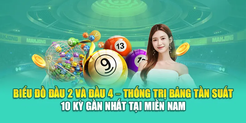 Soi Cầu Xổ Số Miền Nam 11/06 Chi Tiết Có Tại 79King 1 Biểu đồ đầu 2 và đầu 4 – thống trị bảng tần suất 10 kỳ gần nhất tại miền Nam