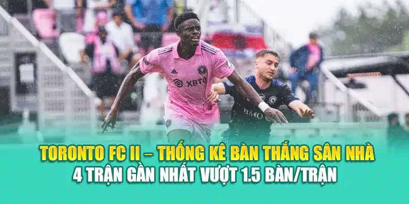 Soi Kèo Bóng Đá Toronto FC II Vs Inter Miami CF II Từ coreunion.ru.com 1 Toronto FC II – Thống kê bàn thắng sân nhà 4 trận gần nhất vượt 1.5 bàn/trận